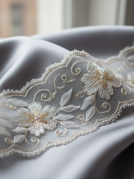 Net and ORGENZA lace